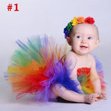 Rainbow fairy Princess Dress for Baby Girl