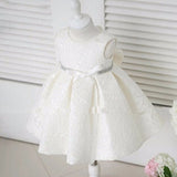 Ballroom Knee Length Lace Gown For Toddlers