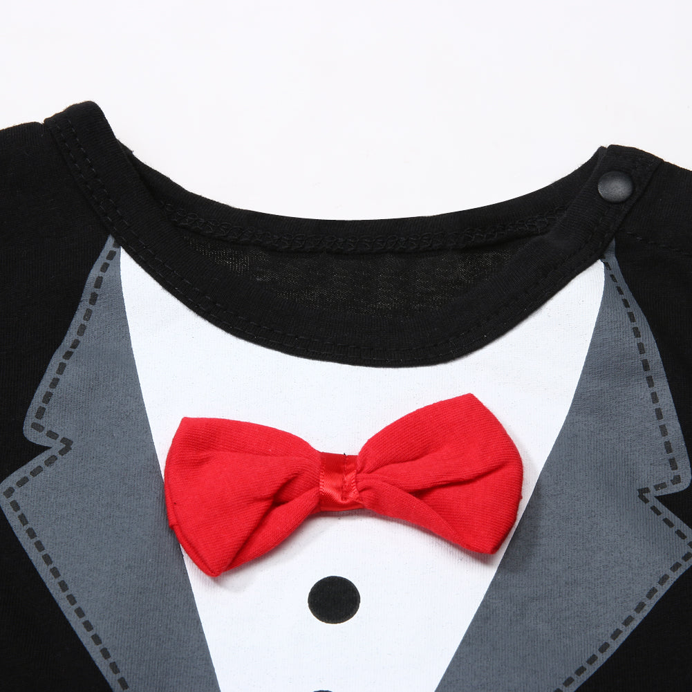 Baby Boy Vest Suit with a Bow