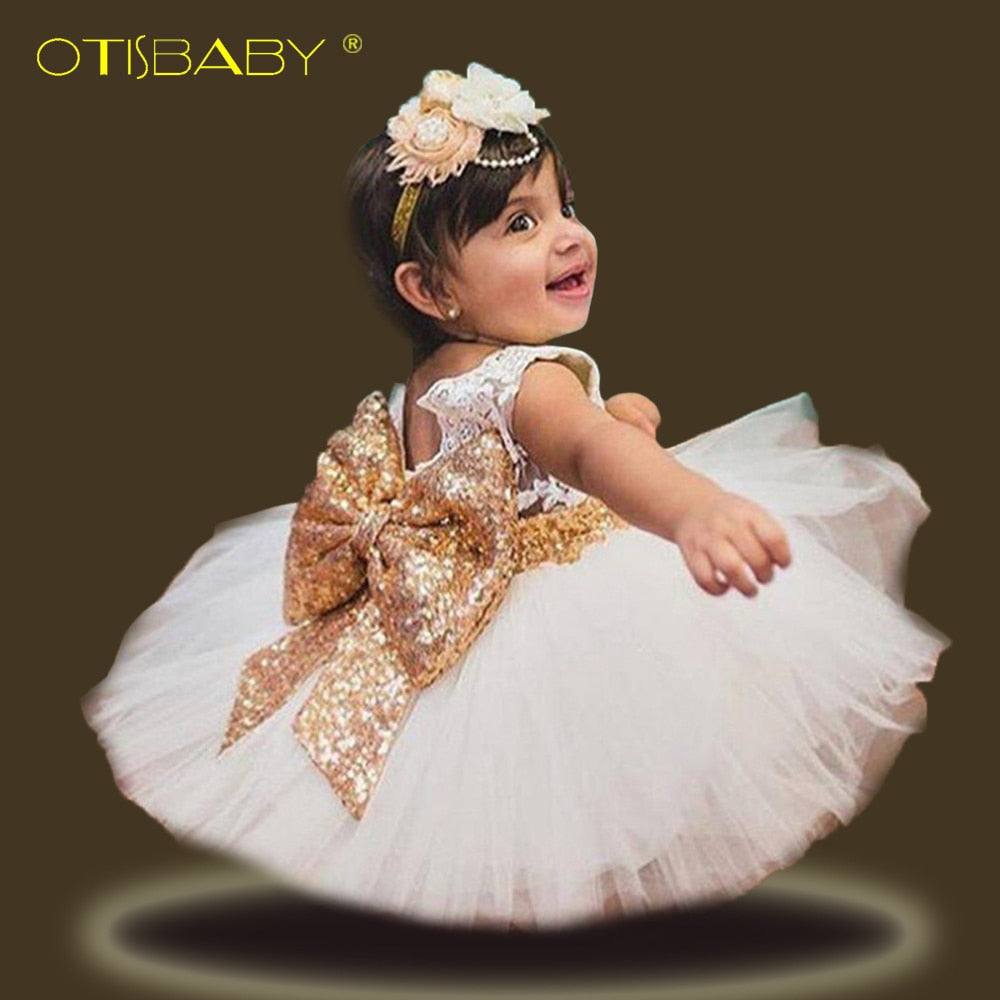 Floral Wedding Frock For Baby Girl