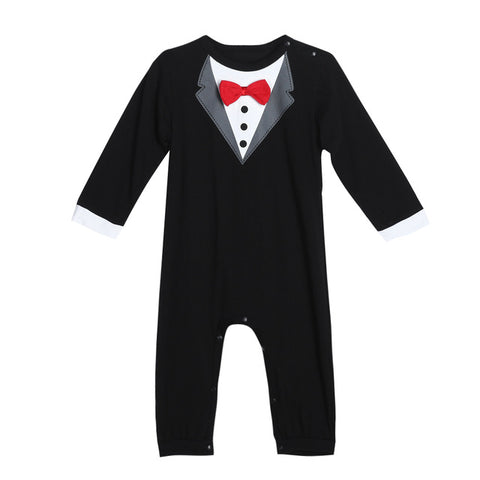 Baby Boy Vest Suit with a Bow