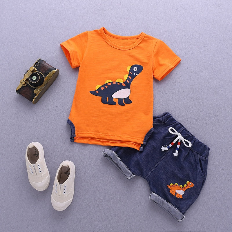 Summer Short Sleeves Tracksuit for Boys