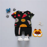 Cartoon Printed Summer Outfit for Baby Boy