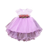 Floral sleeveless Princess Dress for Baby Girl