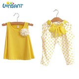 2 Piece Top And Dot Pants For Toddlers