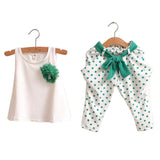 2 Piece Top And Dot Pants For Toddlers
