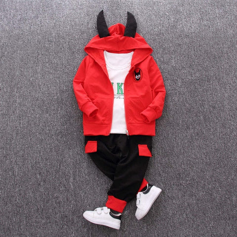 Casual Cotton 3 Piece Tracksuit for Baby Boy