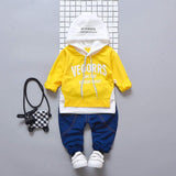 Casual Cotton 3 Piece Tracksuit for Baby Boy