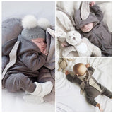 New Rabbit Ear Romper Dress For Newborn