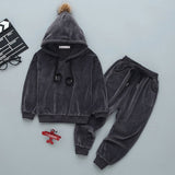 Winter Velvet Outfit set for Baby Boy/ Girl