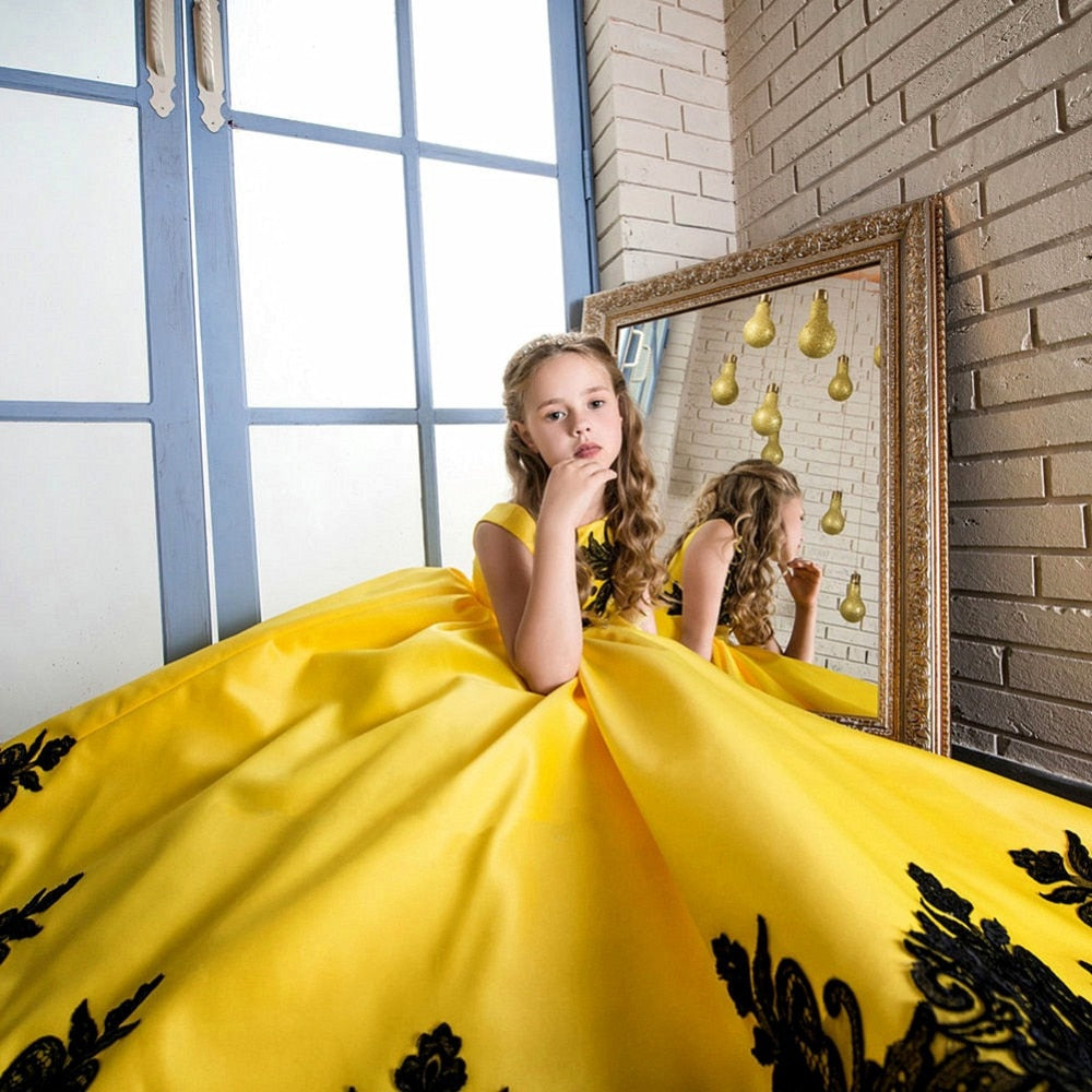 New Year Party Princess Gown for Baby Girl