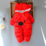 Soft Fur Baby Hoodie Romper for Newborn