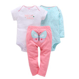 Newborn Summer Dress Set Romper + Pant