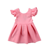 Beautiful Bow Knee Length Frock for Toddler Girl