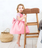 Beautiful Bow Knee Length Frock for Toddler Girl