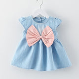 Summer Season Mini dress for Baby Girl with a Bow
