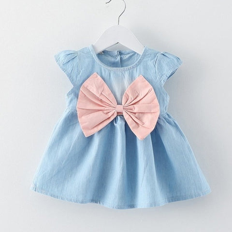 Summer Season Mini dress for Baby Girl with a Bow