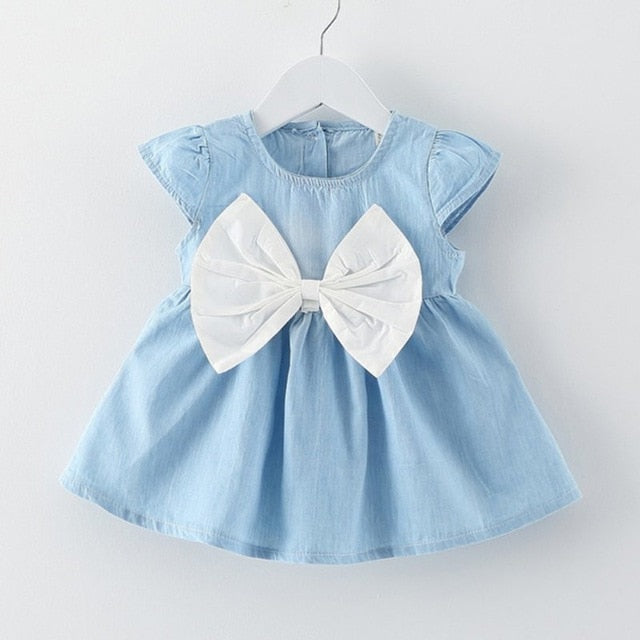 Summer Season Mini dress for Baby Girl with a Bow