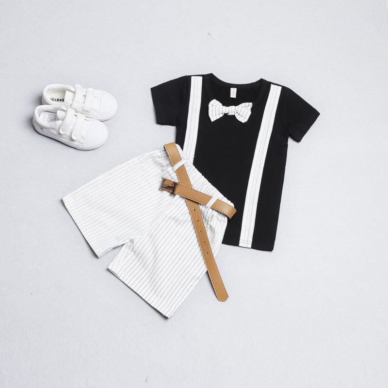3 Piece Gentleman Dress with a Bow for Baby Boy