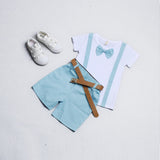 3 Piece Gentleman Dress with a Bow for Baby Boy