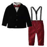 Fashionable 5 Piece Formal Gentleman Suit for 2-7 Years Boy
