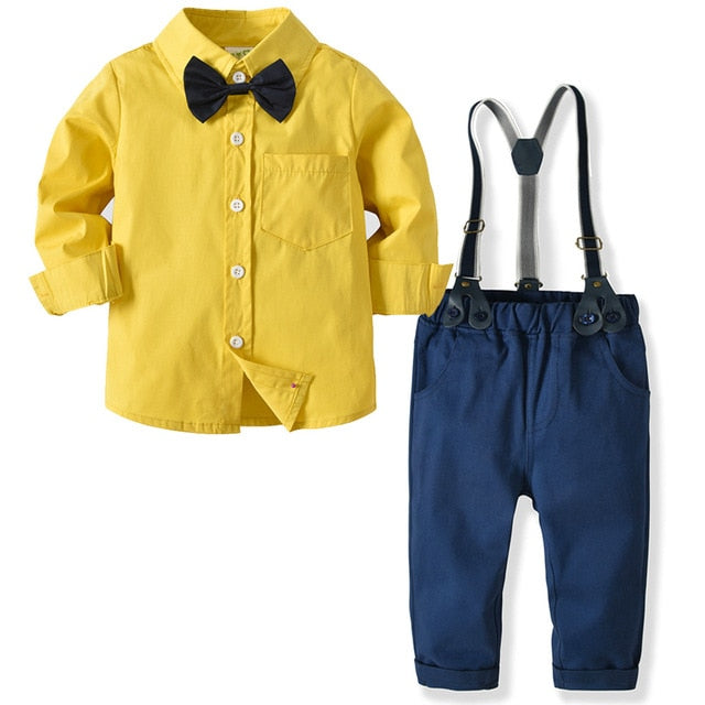 Fashionable 5 Piece Formal Gentleman Suit for 2-7 Years Boy