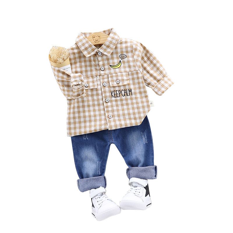 Polka Dots Fashionable Shirt And Skirt Set For Girl