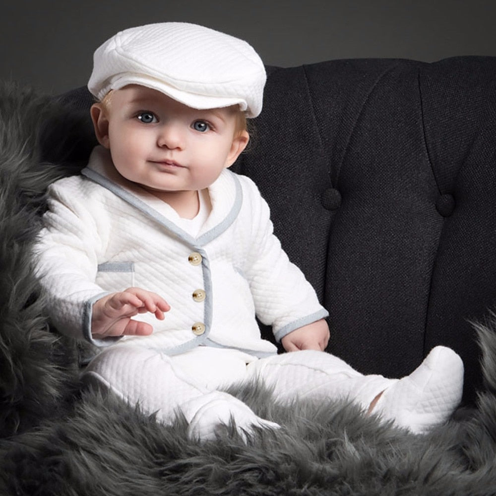 2 Piece Birthday party dress for New Born Baby Boy