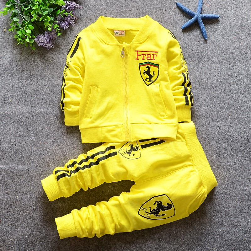Casual front Zipper Jacket and Pant Set for Toddler