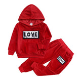 Winter Velvet Outfit set for Baby Boy/ Girl