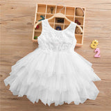 Summer Lace Backless Gown For Baby Girl