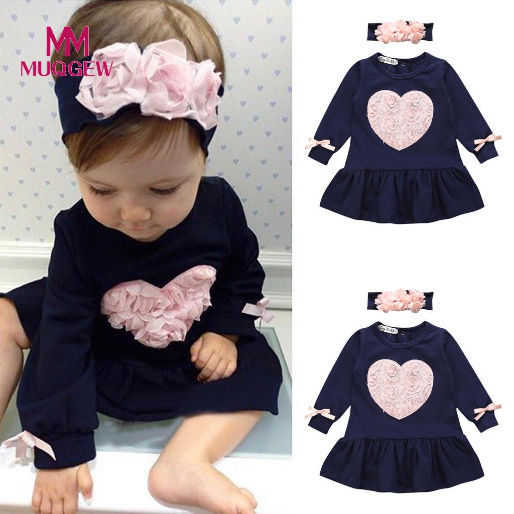 Infant Floral 2-Piece Clothing with a Headband