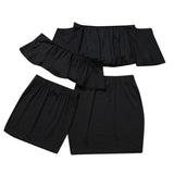 Sexy Off Shoulder Top and Skirt for Mother- daughter