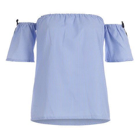 Multicolor Striped Off Shoulder Mother Daughter Dress Set