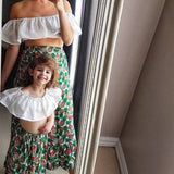 Off Shoulder 2 piece dress for Mother-Daughter